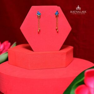 Beautiful flower Design Gold Earrings