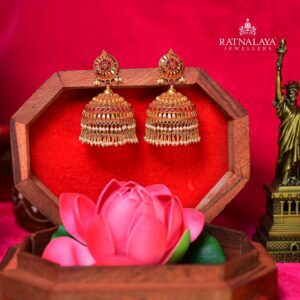 Multicolored Jadau Jhumka Earrings