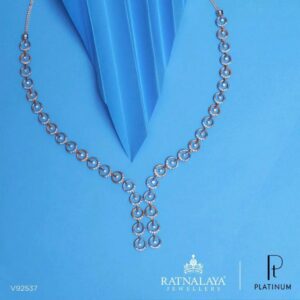 Fair Of Circle Platinum Necklace