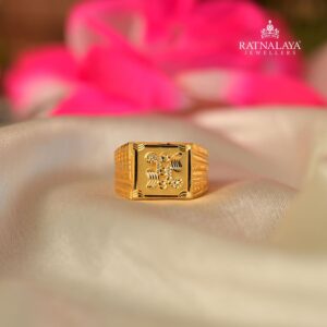 Two flower Design Ladies ring 22k Gold