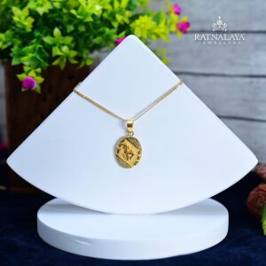 Golden OM Locket 22k Pure