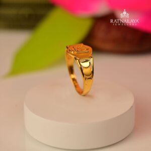 Trishul Gents Ring 22k Pure