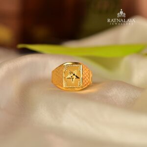 Star Gold Ring for MEN