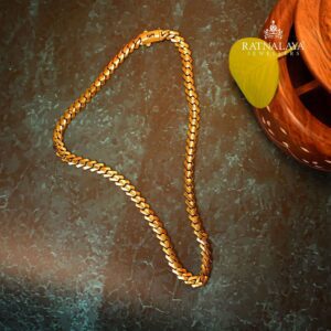 PinCute Men's Chunky Gold Chain