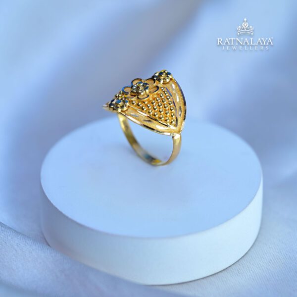 Three Layer Flower Ring for Women