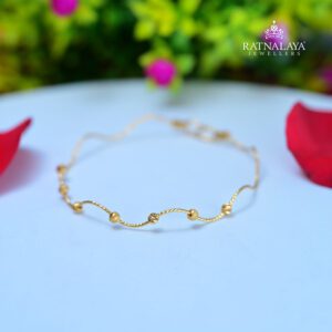 Lite Weight 22k Gold Bracelet for Girls