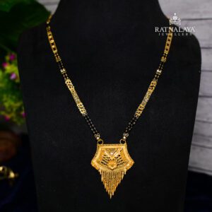 Fancy Long Mangalsutra 22k GOLD