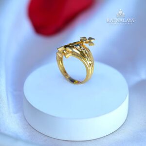 Double layer flower Ring for Women