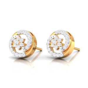 MOON STAR DESIGN EARSTUDS FOR WOMEN