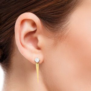 MOON BEAM EAR STUDS