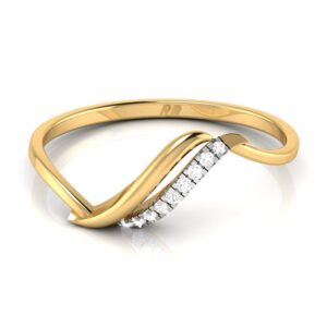 YELLOW DIAMOND RING FOR WOMEN AND GIRLS