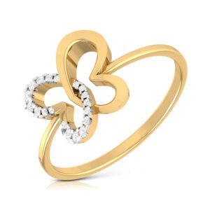 BUTTERFLY DIAMOND RING 18kt GOLD