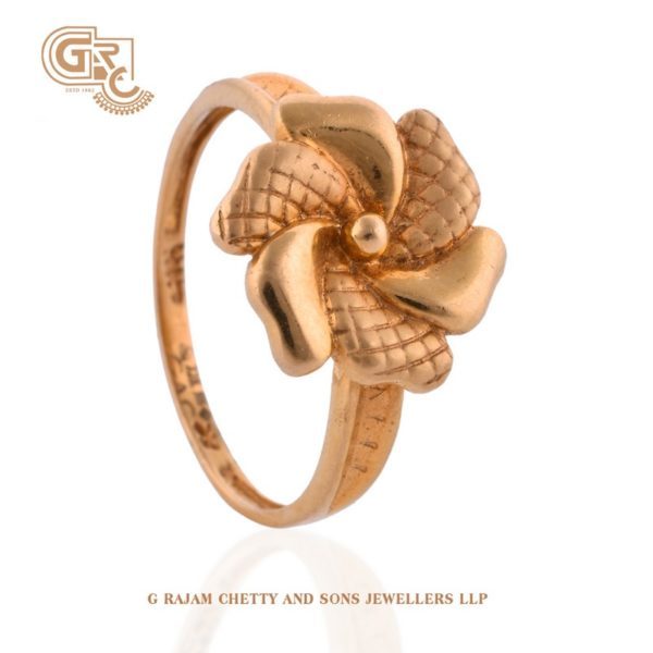 Floral Matte Ring
