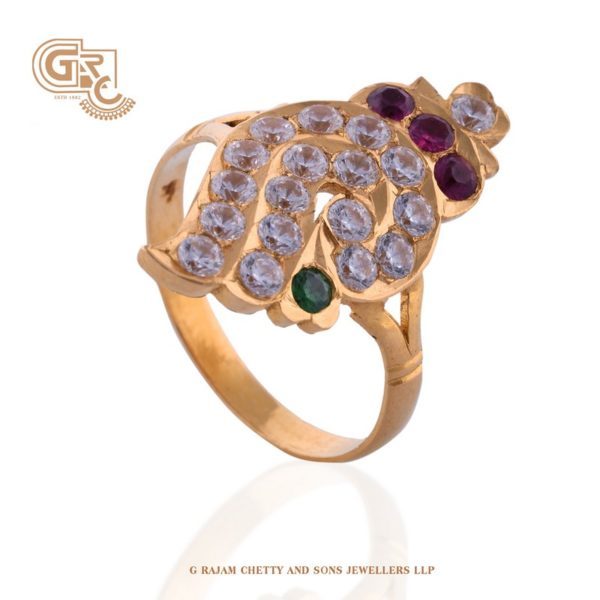 Colorful Conch Ring