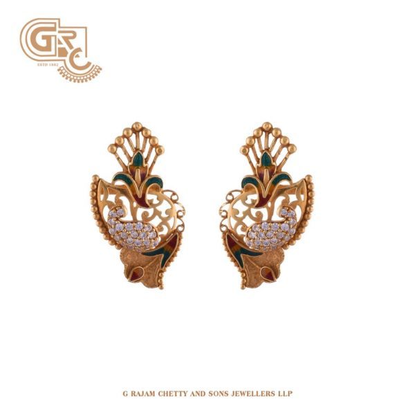 Crown Paisley Earrings