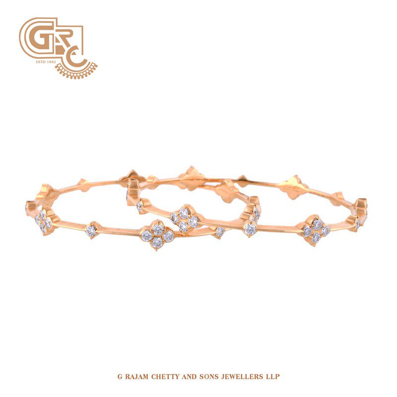 Exquisite diamond bangles