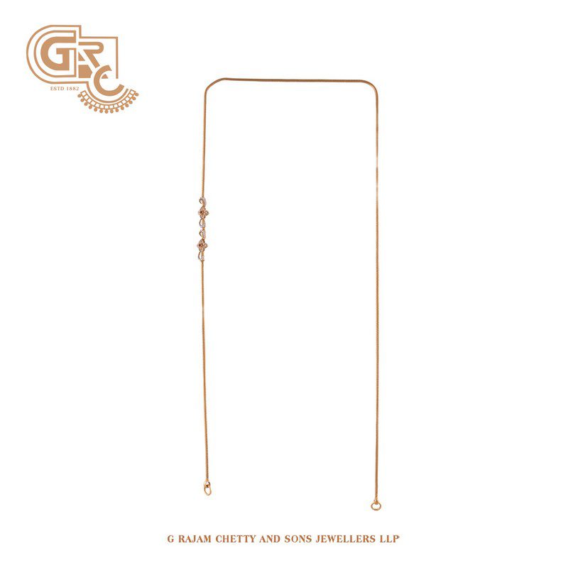 Twin floral mogappu chain