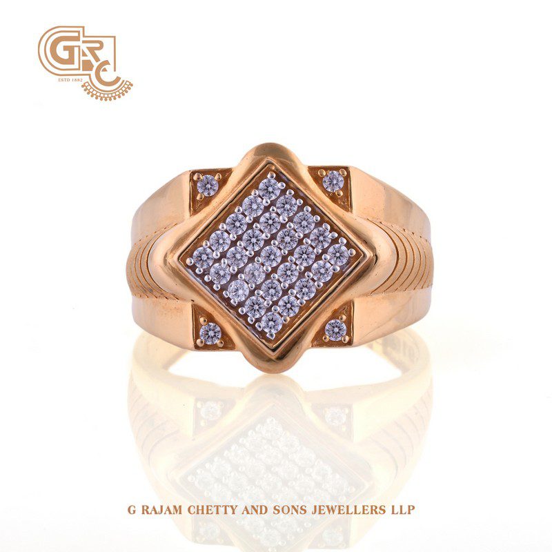 Crystal Rhomb Ring