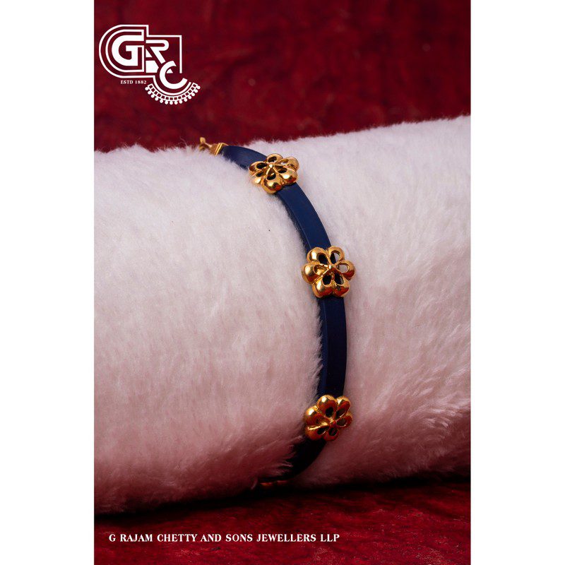 Blue Daisy Bracelet
