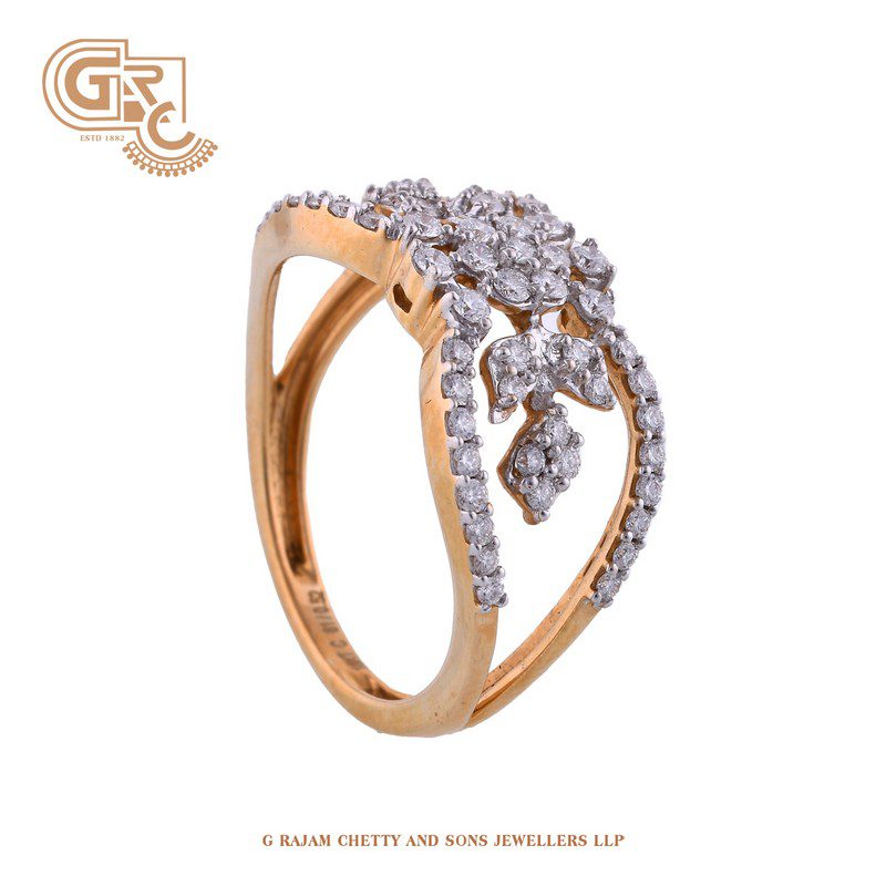 Floral crown ring