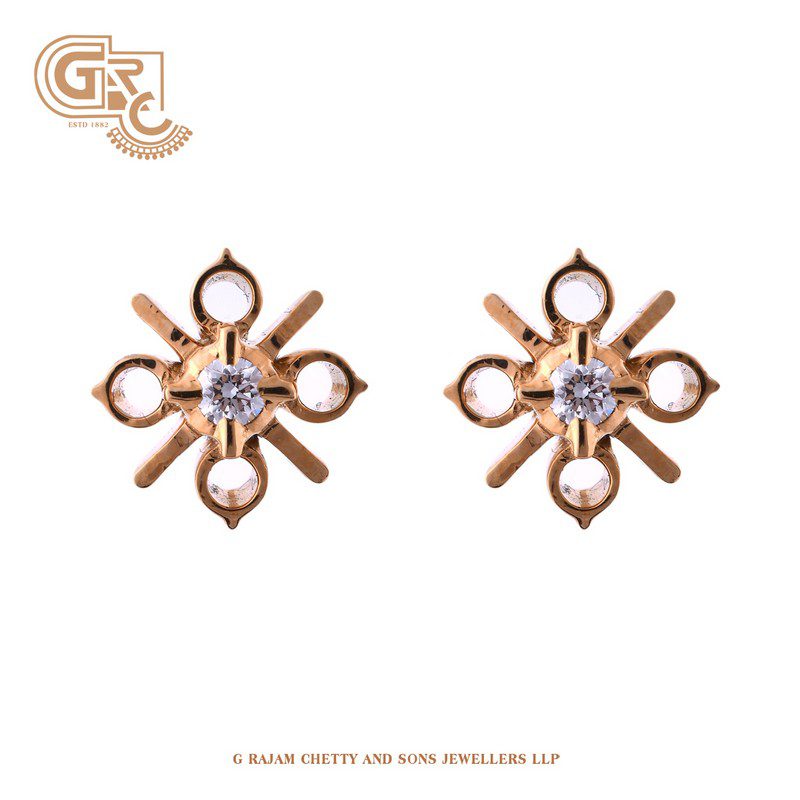 Pleasant solo diamond earrings