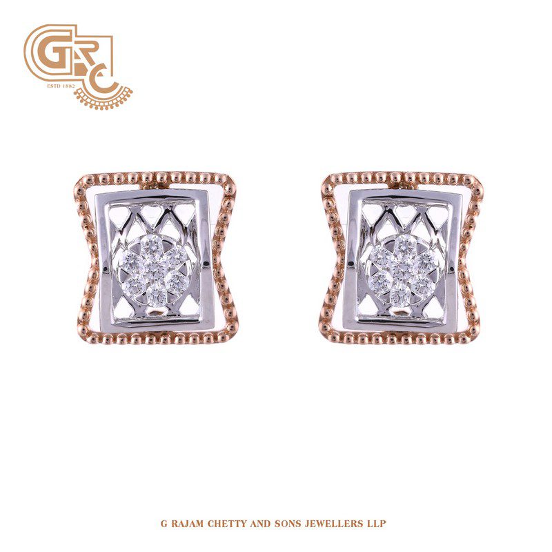 Elegant diamond earrings