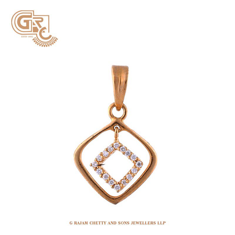 Dangling rhombic pendant