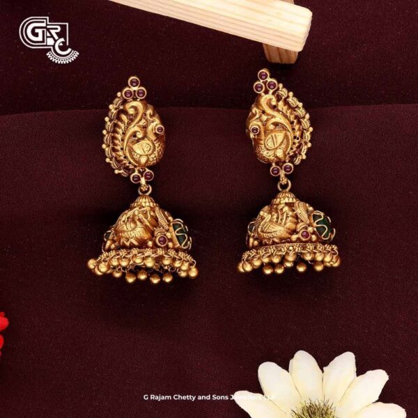 Traditional Annam With Jimikki Antique Model 22K Gold Stud