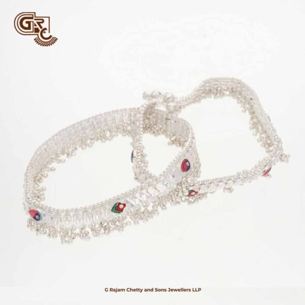 Traditional Silver Anklets