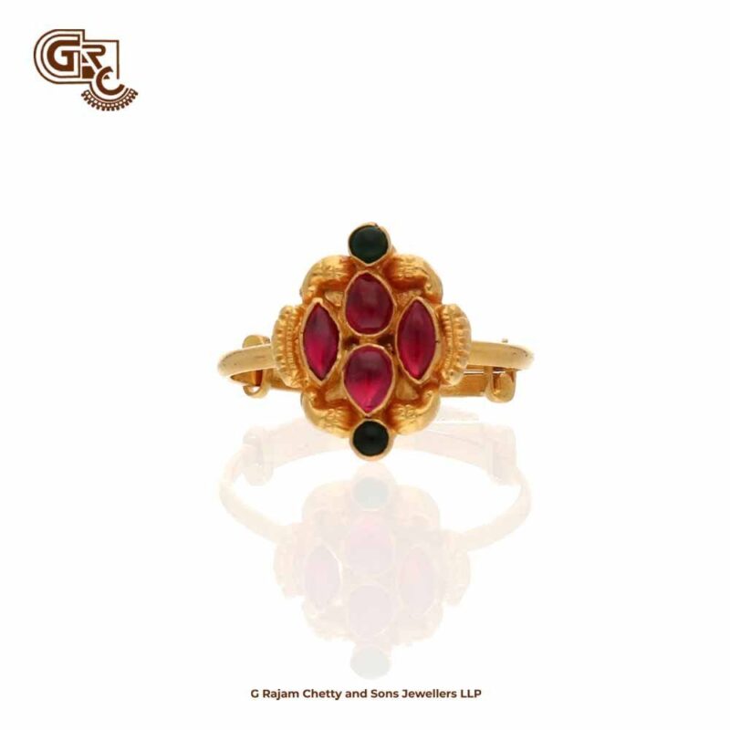 Pink Floral Ladies Ring