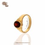 Red Elegant Stone Gents Ring