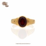 Red Elegant Stone Gents Ring