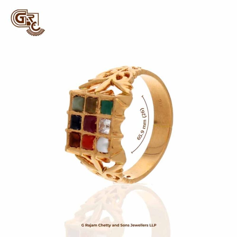 Navarathna Stone Gents Ring