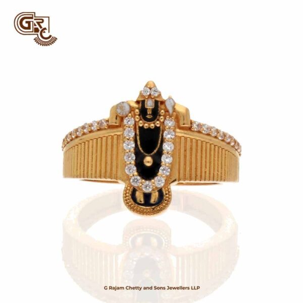 God Perumal Stone Gents Ring