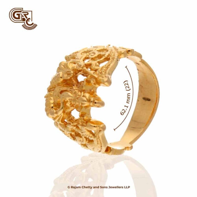 Vinayaga Divine Floral Gents Ring