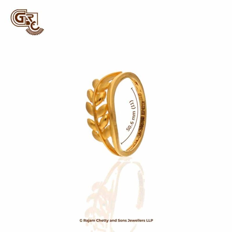 Olive Leaf Ladies Ring