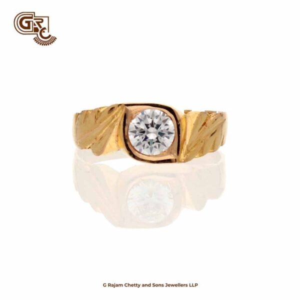 Vinayaga Divine Floral Gents Ring