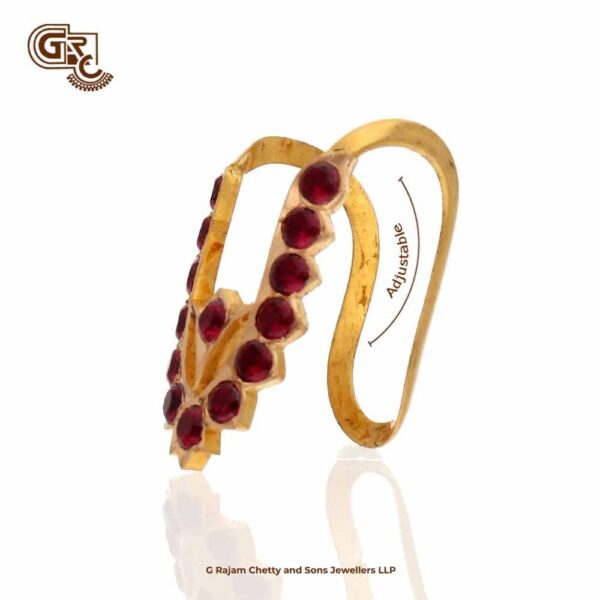 Red Stone Vanki Ladies Ring