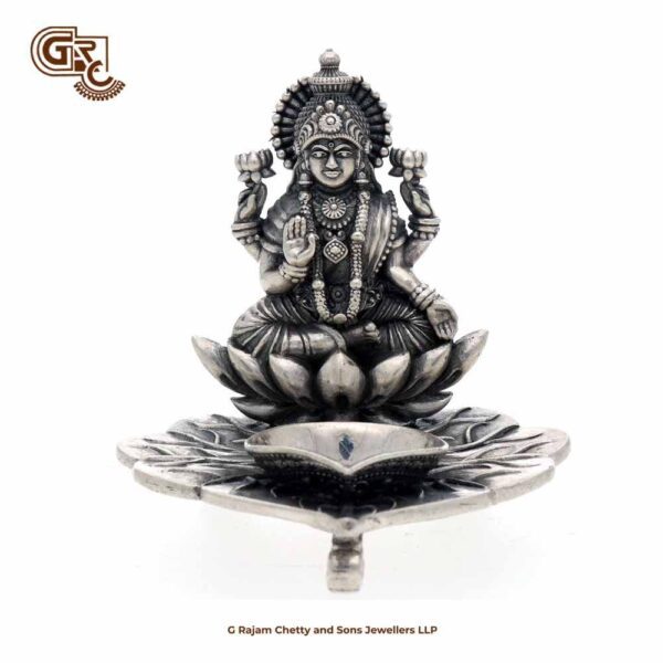 Lord Lakshmi Antique Deepam