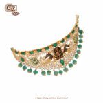 Green Stone Lakshmi Choker Necklace