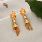 Thilagam floral Hanging Drops Earring