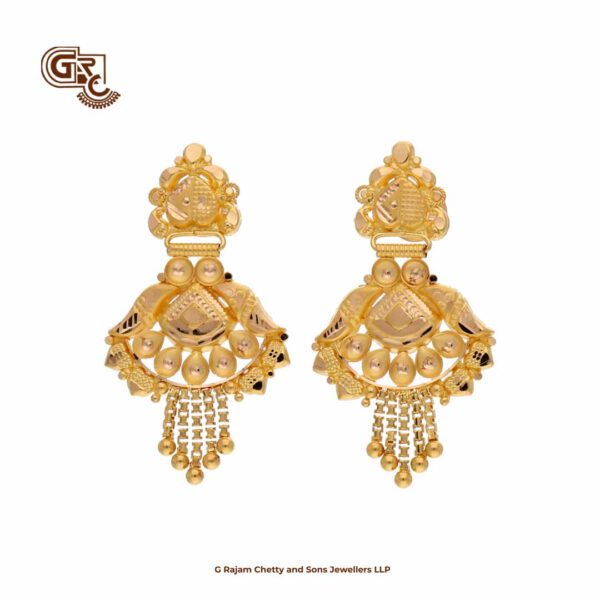 Floral Fancy Chandballi Drops Earring