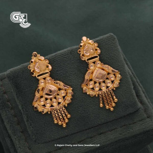 Floral Fancy Chandballi Drops Earring