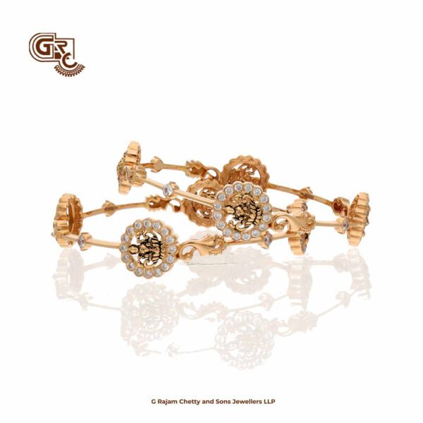 Traditional Glitering Stone Antique Lakshmi Bangles