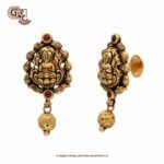 Antique Traditional Lakshmi Drops Earring