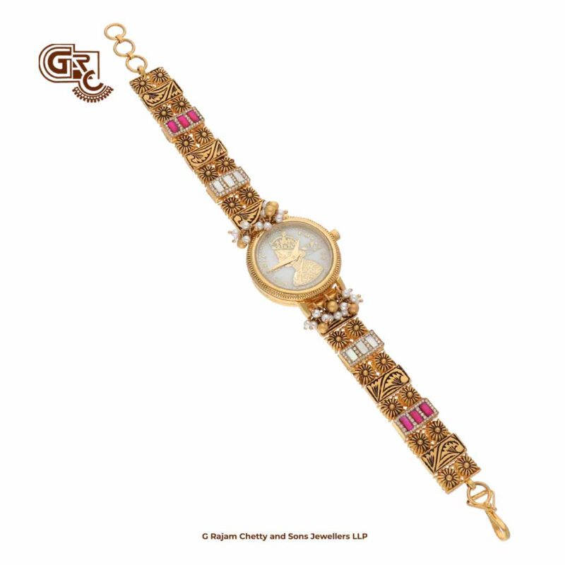 Elegant Engravings Women's Fancy Watch