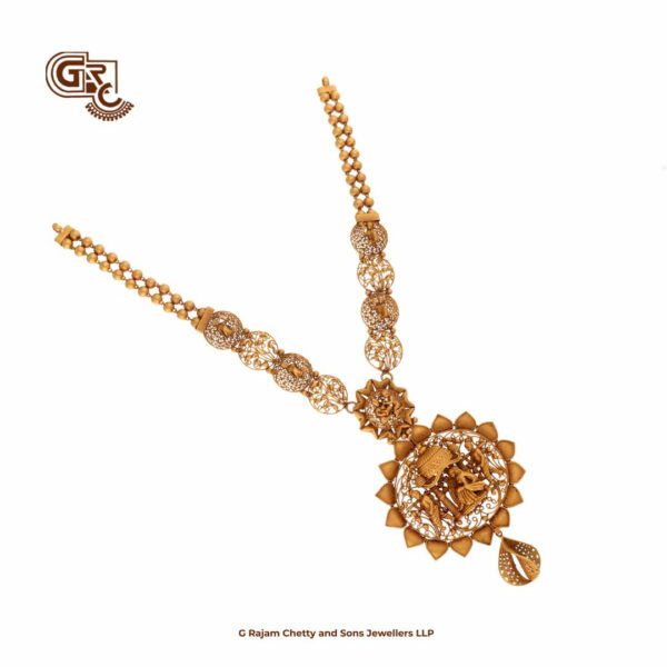 Traditional Antique Floral Necklace