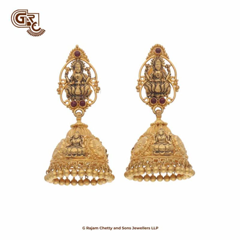 Antique Lakshmi Jimikki Earring