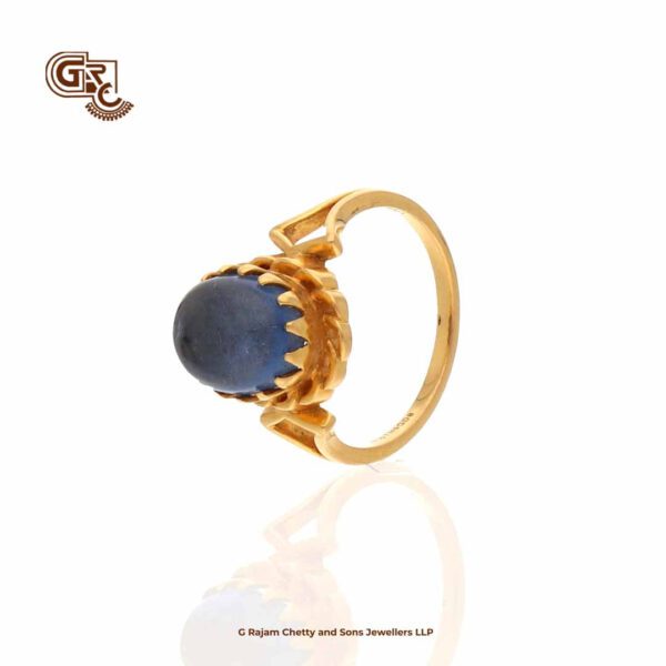 Glittering  Blue Stone Ring