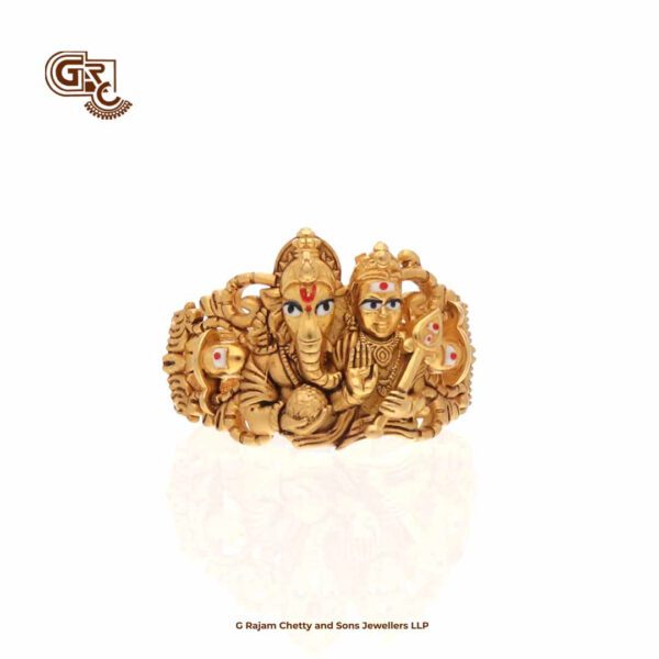 Vinayagar Murugan Divine God Ring